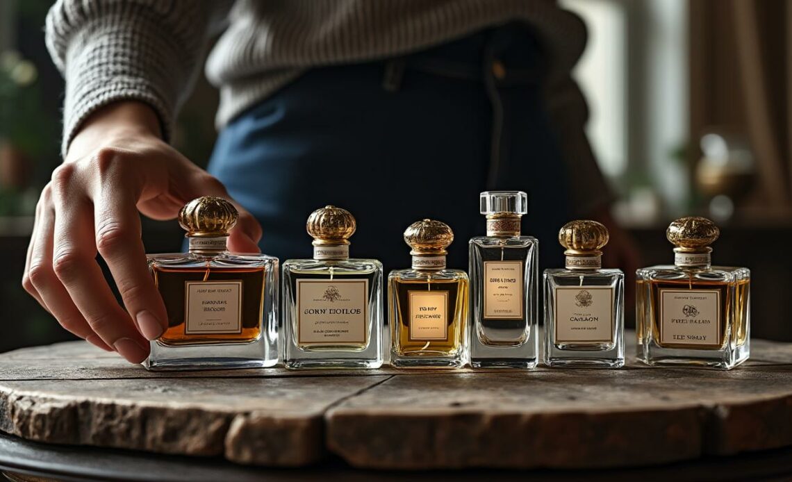 découvrez notre sélection des 5 parfums cadeaux idéaux pour séduire un homme et le surprendre. des fragrances uniques qui éveillent les sens et laissent une empreinte inoubliable. offrez-lui une expérience olfactive exceptionnelle !