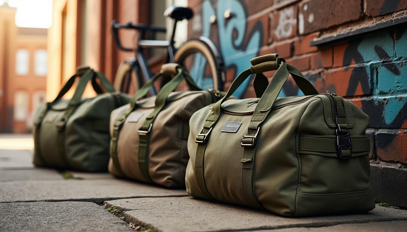 découvrez comment intégrer un cabas en toile militaire upcyclée dans votre quotidien pour allier style unique et engagement écologique.