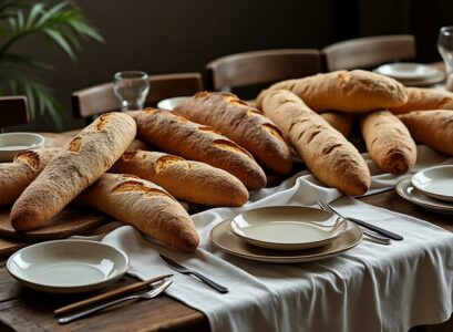 découvrez combien de baguettes il faut prévoir pour 10 personnes, en tenant compte des traditions culinaires françaises et des appétits variés. astuces et conseils pour ne jamais être à court de pain lors de vos repas en groupe.