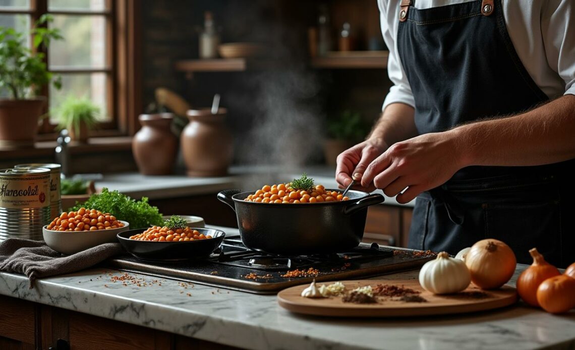 découvrez notre recette facile pour préparer un délicieux cassoulet avec des haricots en boîte en moins de 30 minutes. idéal pour un dîner rapide et savoureux, ce plat traditionnel allie simplicité et authenticité. suivez nos étapes pour régaler vos convives en un rien de temps!
