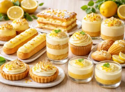 découvrez notre sélection des 10 desserts irrésistibles à base de crème pâtissière au citron, parfaits pour allier douceur et fraîcheur en toute gourmandise.