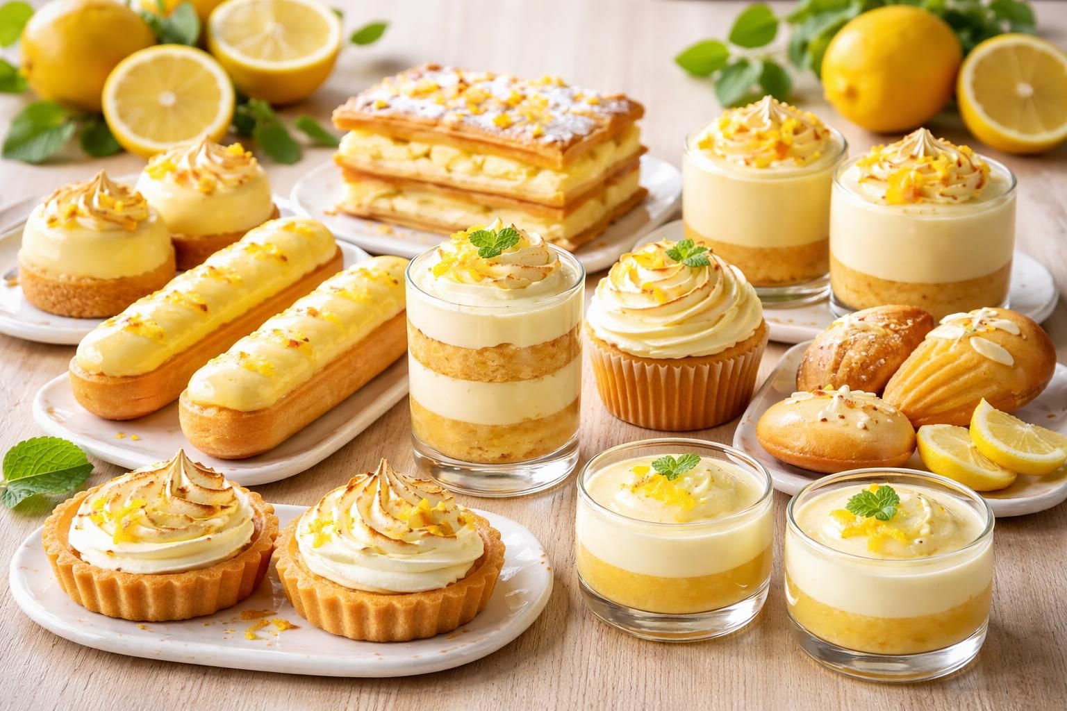 découvrez notre sélection des 10 desserts irrésistibles à base de crème pâtissière au citron, parfaits pour allier douceur et fraîcheur en toute gourmandise.