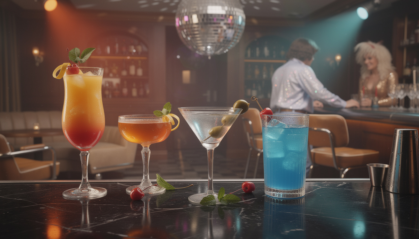 découvrez une sélection de cocktails rétro pour recréer une ambiance disco authentique et festive, idéale pour vos soirées à thème vintage.