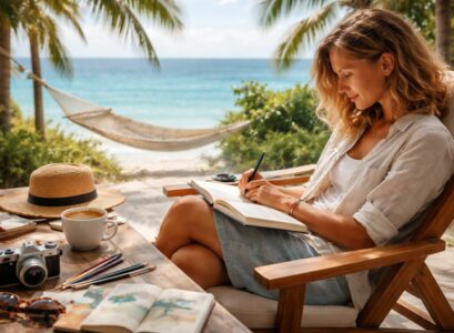 découvrez comment écrire tout en profitant de vos vacances. apprenez à allier créativité et détente pour des moments inspirants et reposants.