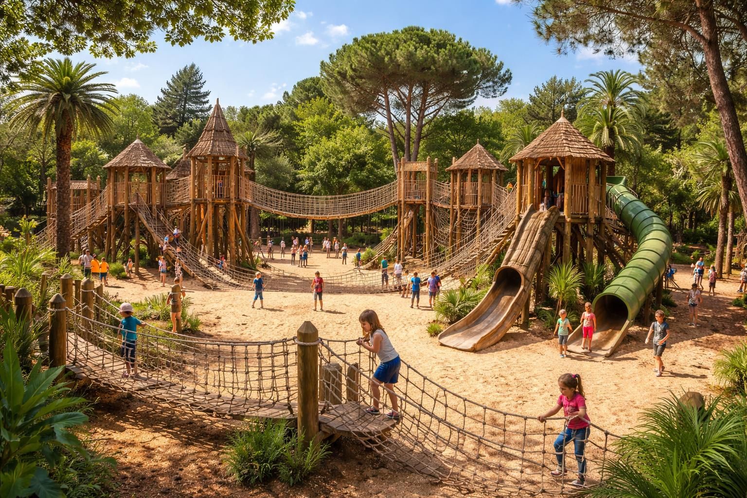 découvrez la jungle ludique de rivesaltes, un espace de jeux unique pour petits et grands, idéal pour une aventure en pleine nature et des moments de fun en famille.