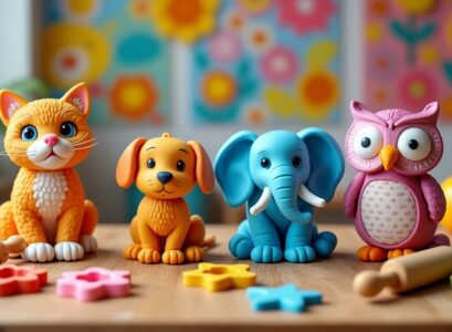 découvrez comment les animaux en pâte à modeler offrent aux enfants de maternelle un moyen créatif et ludique d'apprendre tout en développant leur motricité et leur imagination.