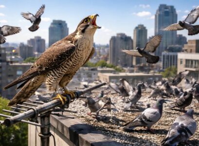 découvrez comment le cri de rapace peut efficacement repousser les pigeons en milieu urbain, une méthode naturelle et écologique pour protéger vos espaces.
