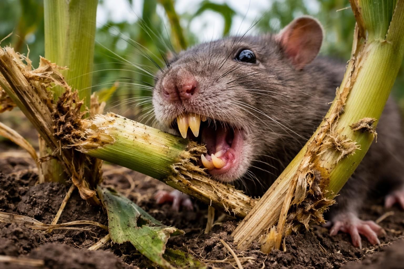 découvrez comment les crocs des rats affectent la santé des cultures agricoles et les méthodes pour protéger vos récoltes efficacement.