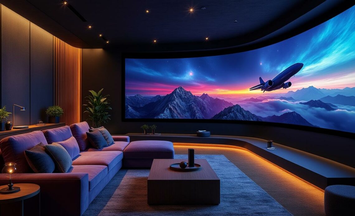 découvrez comment un écran de projection 4k améliore l'expérience cinématographique à domicile en offrant une qualité d'image exceptionnelle, des couleurs vives et une immersion totale.