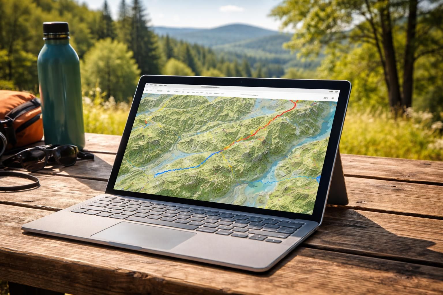découvrez comment utiliser les fichiers gpx et les cartes sur votre tablette tactile microsoft pour vos activités en plein air. pratique et facile pour le outdoor.