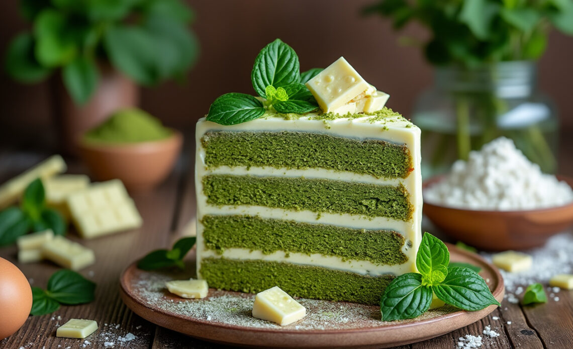 découvrez pourquoi le cake au thé matcha et chocolat blanc séduit tous les gourmands ! un mariage délicat de saveurs et de couleurs qui fait sensation sur les réseaux sociaux. essayez ce dessert tendance, alliant originalité et douceur.