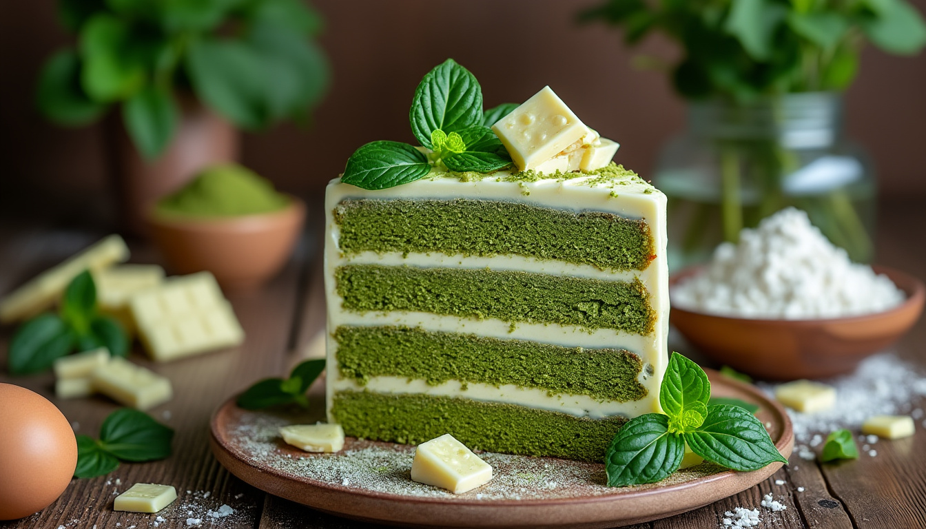 découvrez pourquoi le cake au thé matcha et chocolat blanc séduit tous les gourmands ! un mariage délicat de saveurs et de couleurs qui fait sensation sur les réseaux sociaux. essayez ce dessert tendance, alliant originalité et douceur.
