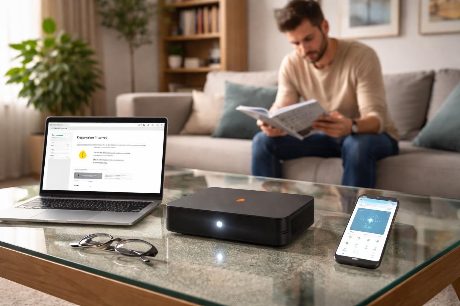 découvrez les étapes à suivre lorsque votre box orange clignote en blanc pour rétablir rapidement votre connexion internet.