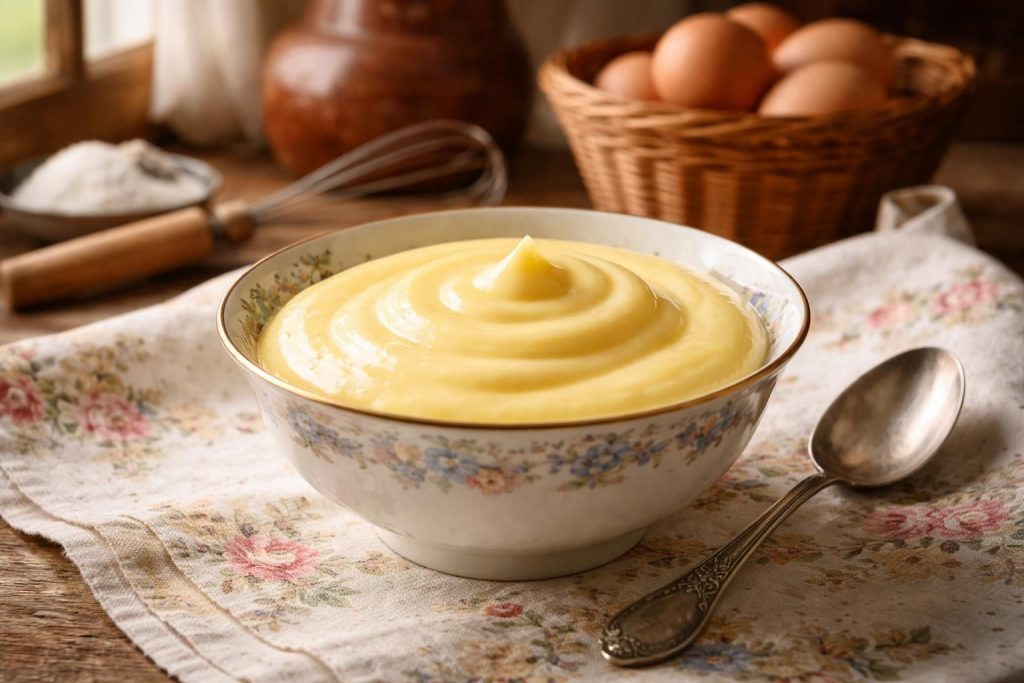 découvrez la recette traditionnelle de la crème aux œufs de grand-mère, un dessert réconfortant qui rappelle les saveurs authentiques de votre enfance.