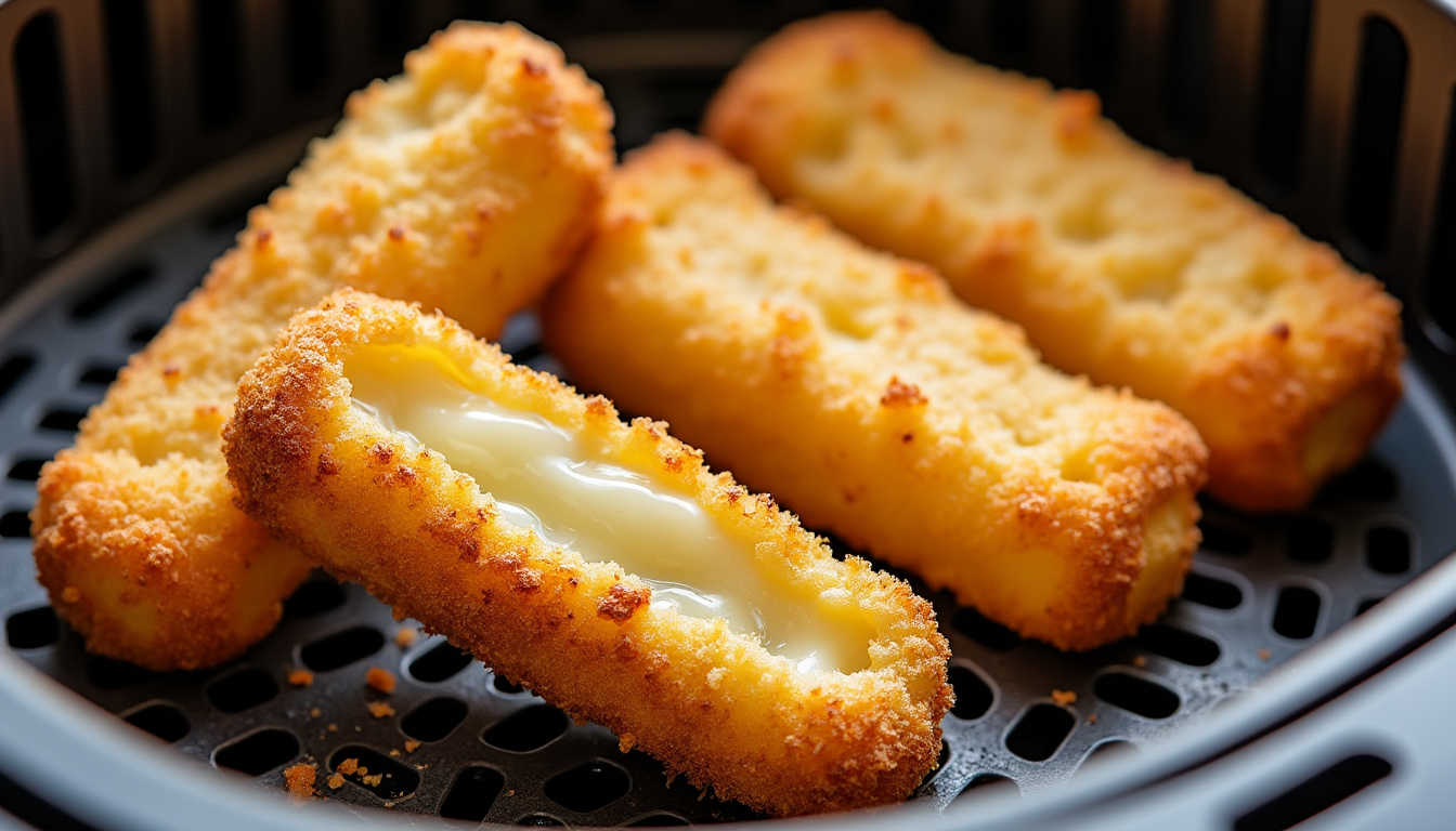 découvrez comment réaliser facilement des mozzarella sticks croustillants à l’air fryer en quelques minutes. une recette rapide, gourmande et idéale pour l’apéritif à tester sans attendre !