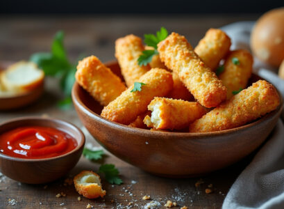 découvrez notre recette facile de mozzarella sticks à l’air fryer : croustillants, fondants et prêts en quelques minutes. idéal pour un apéritif ou une pause gourmande, à tester sans attendre !