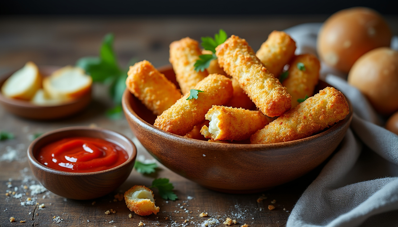 découvrez notre recette facile de mozzarella sticks à l’air fryer : croustillants, fondants et prêts en quelques minutes. idéal pour un apéritif ou une pause gourmande, à tester sans attendre !
