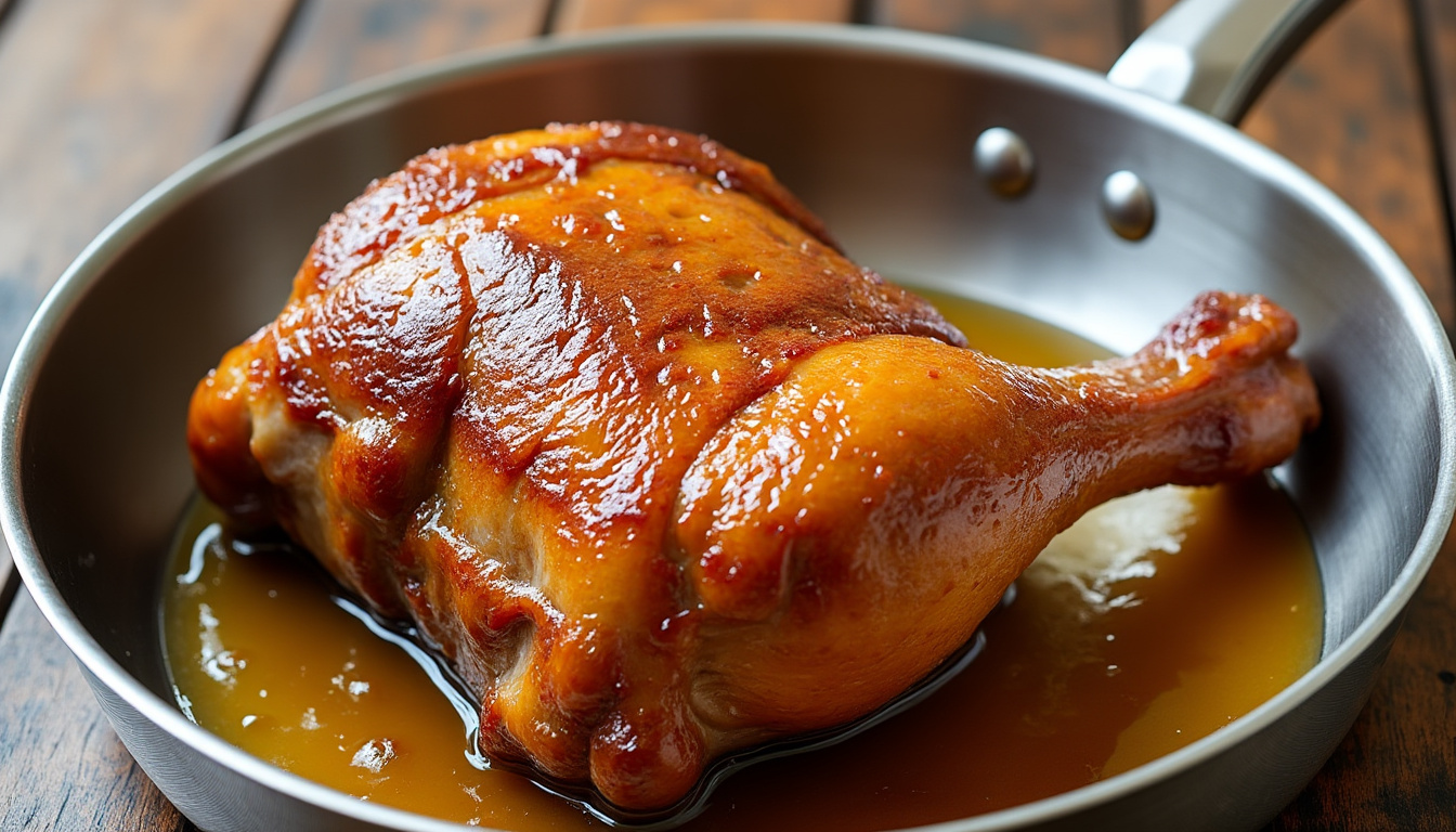 découvrez nos conseils pratiques pour réchauffer une cuisse de canard confite et la savourer parfaitement tendre et savoureuse. suivez nos astuces incontournables pour une réussite garantie à chaque fois !
