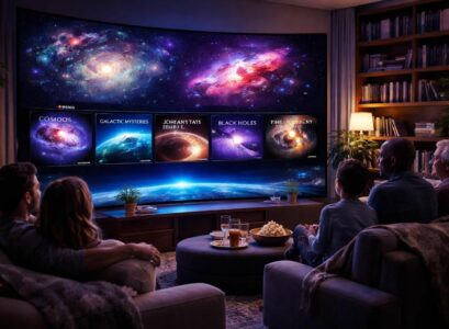 découvrez notre sélection de documentaires en streaming sur l'univers, pour explorer les mystères du cosmos depuis chez vous.