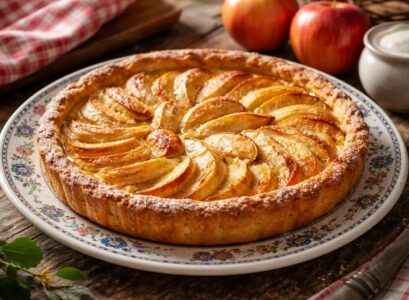découvrez la recette traditionnelle de la tarte aux pommes normande façon grand-mère, un dessert réconfortant qui rappelle les douceurs de notre enfance.