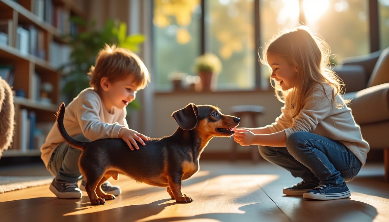 découvrez pourquoi le teckel à poil ras est un chien si apprécié des familles : son caractère attachant, son adaptabilité et ses qualités qui en font un compagnon idéal.