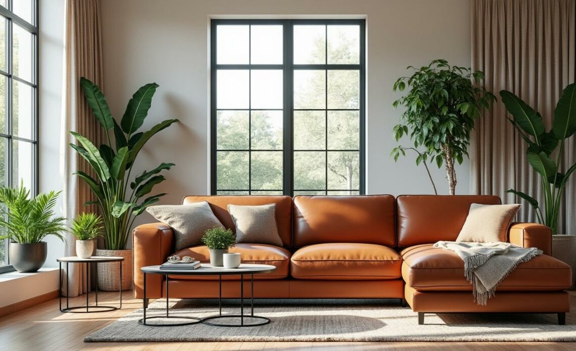 découvrez comment un canapé convertible en cuir marron de qualité peut métamorphoser votre salon, alliant élégance, confort et praticité pour un espace de vie moderne et accueillant.