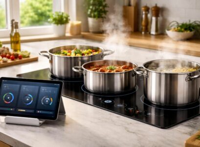 découvrez comment la tablette samsung galaxy simplifie la cuisine en gérant parfaitement la cuisson de trois casseroles en même temps, pour zéro oubli et des plats réussis à coup sûr.