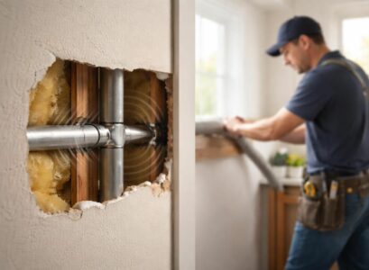 découvrez des astuces efficaces pour éliminer le bruit de tuyau qui claque dans le mur et profitez d'un intérieur calme et paisible.