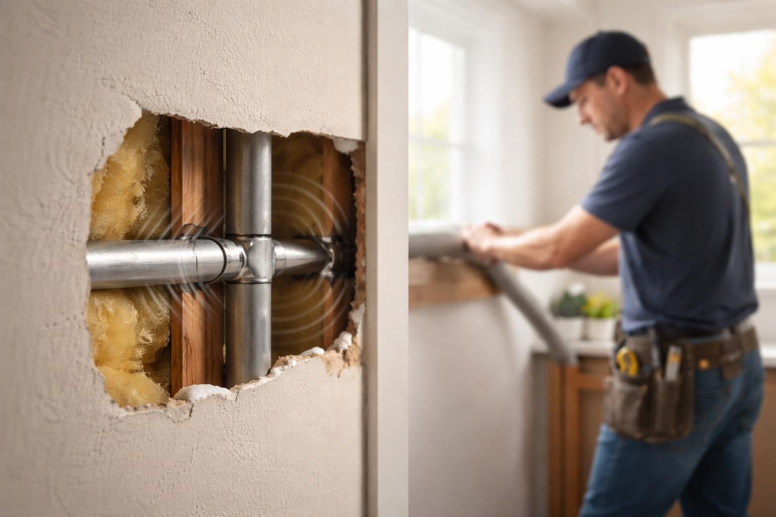 découvrez des astuces efficaces pour éliminer le bruit de tuyau qui claque dans le mur et profitez d'un intérieur calme et paisible.