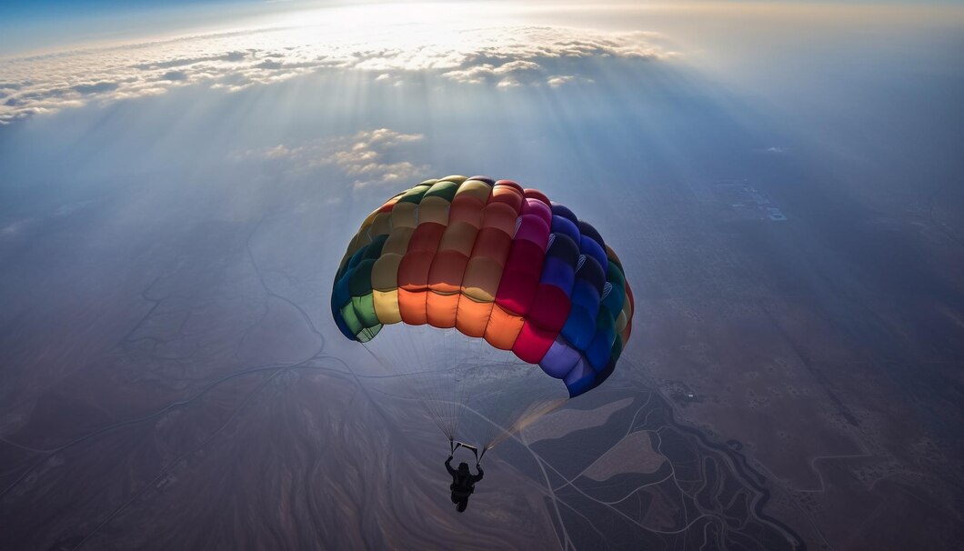 bienfaits saut parachute