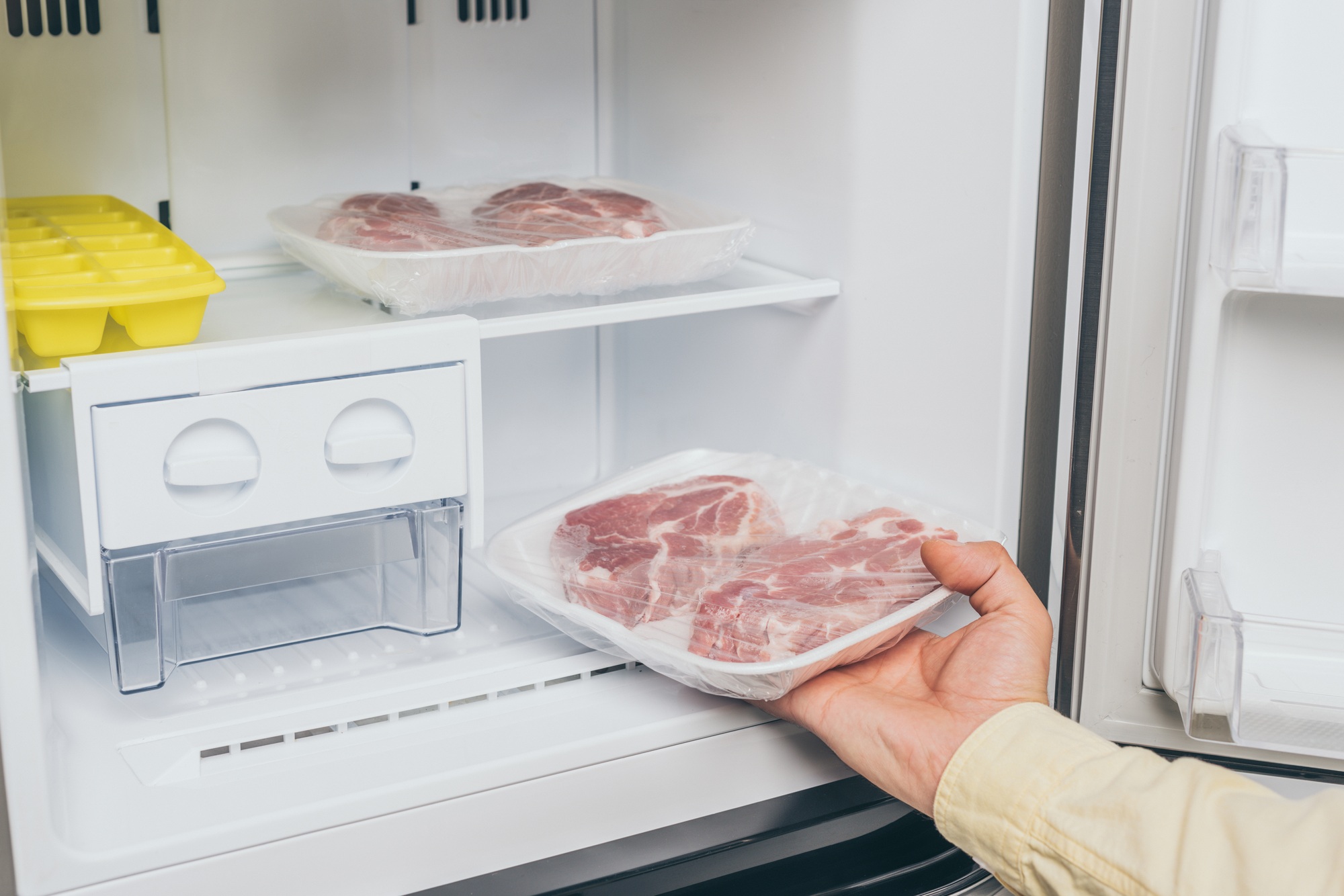 manger un produit congelé