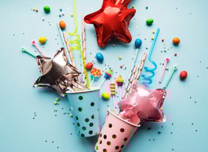 Happy birthday or party background.