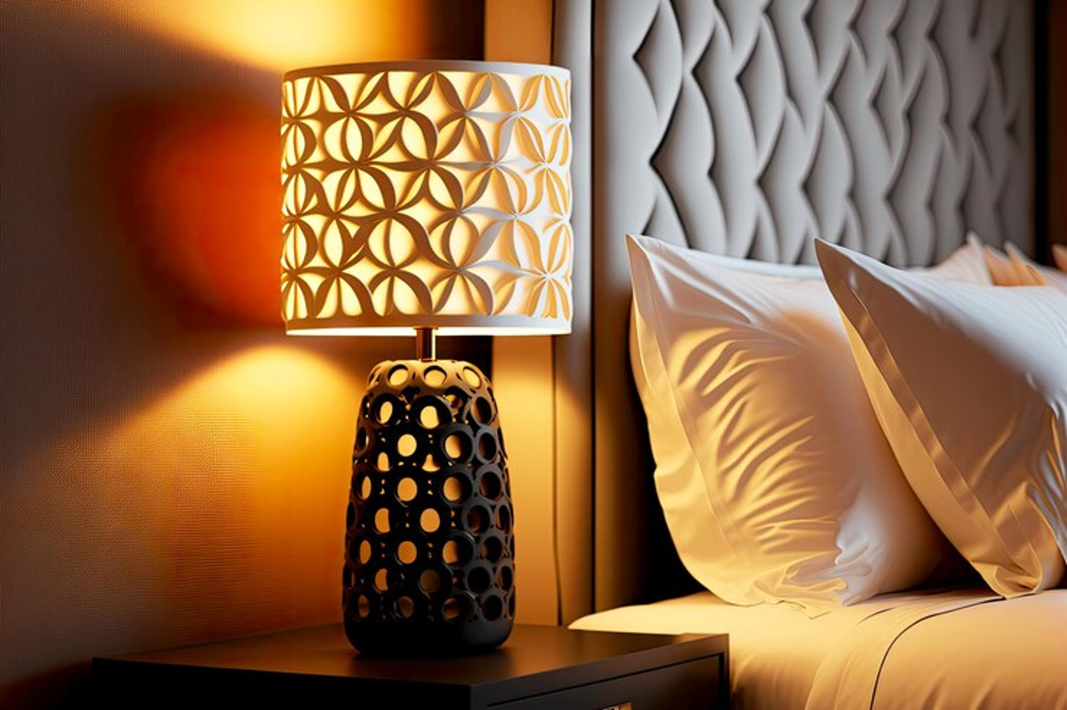 Améliorez la luminosité de votre chambre grâce à une lampe de chevet design