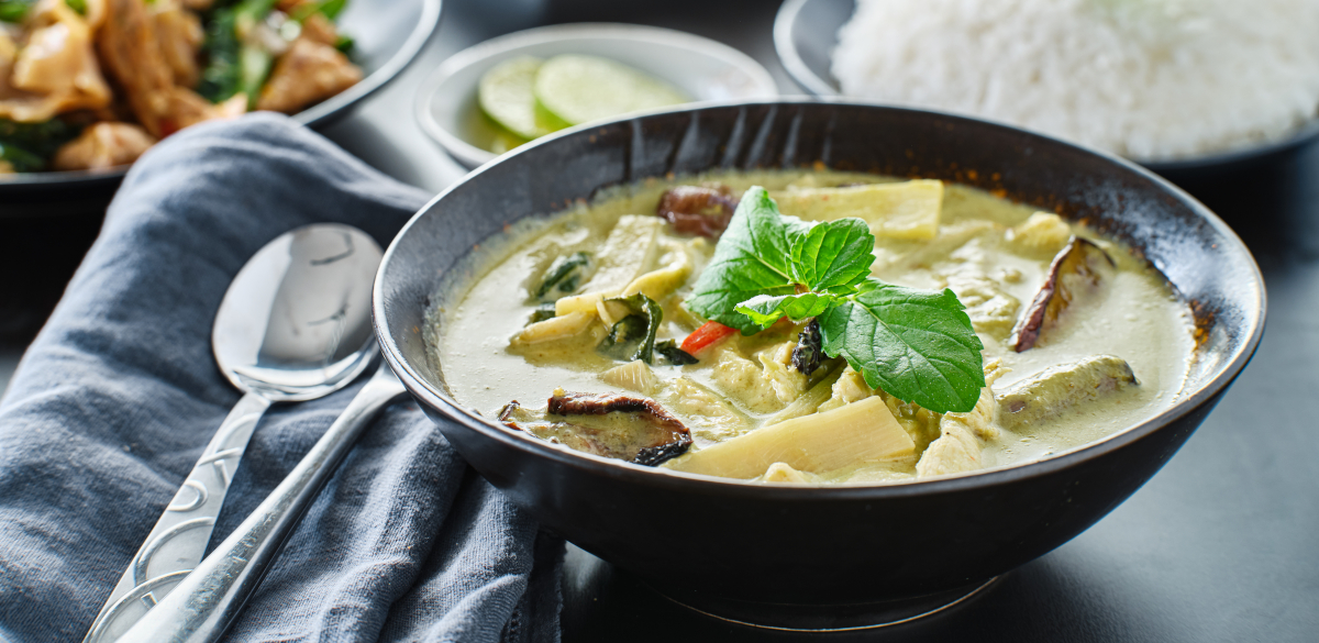 poulet au curry vert thaï