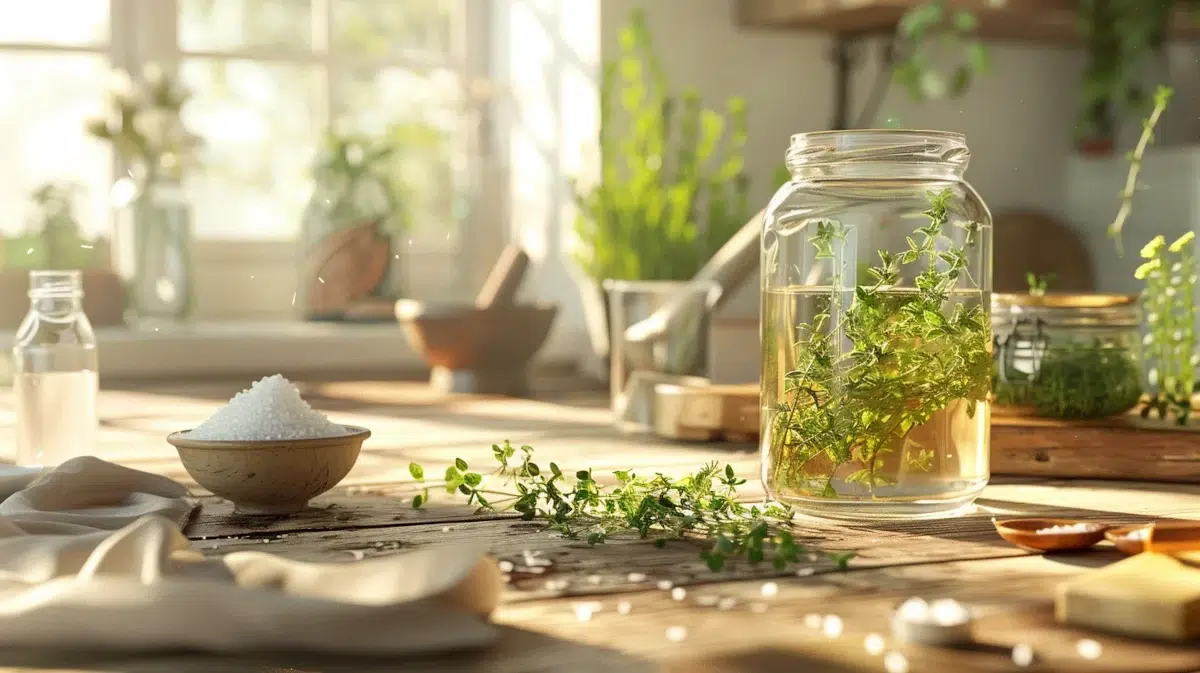 Recette de bain de bouche au thym antiseptique sans huiles essentielles