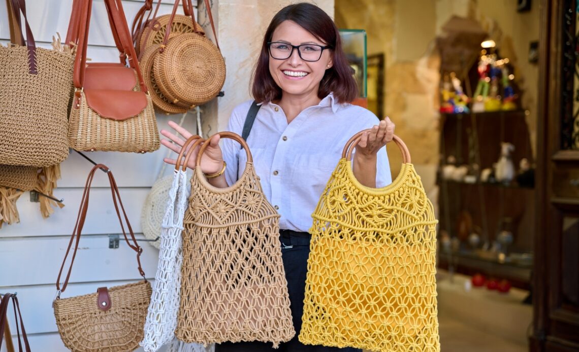 sac macramé