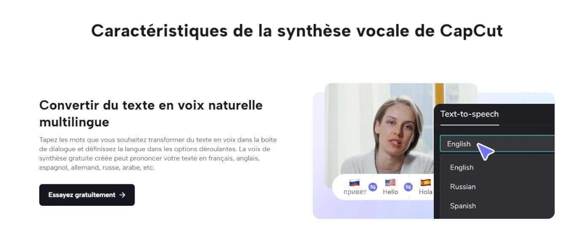 synthèse vocale