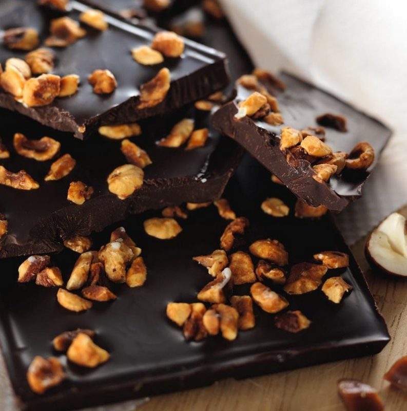 Chocolat bio aux noisettes